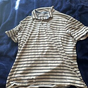 Striped polo XXL